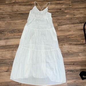 Amazon Women’s White Dress/Bathing suit cover up Size S